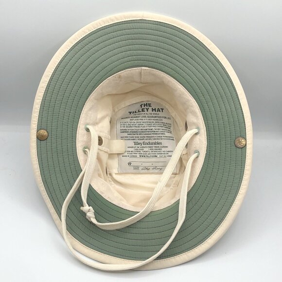 Tilley LT3 Wide Brim Lightweight Hat Sun Outdoor Safari Hiking Size 7 1/8 - Picture 7 of 12